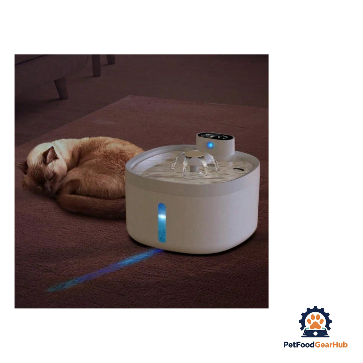 PetFoodGearHub Three-Mode Sensor-Activated Pet Fountain - product image 9