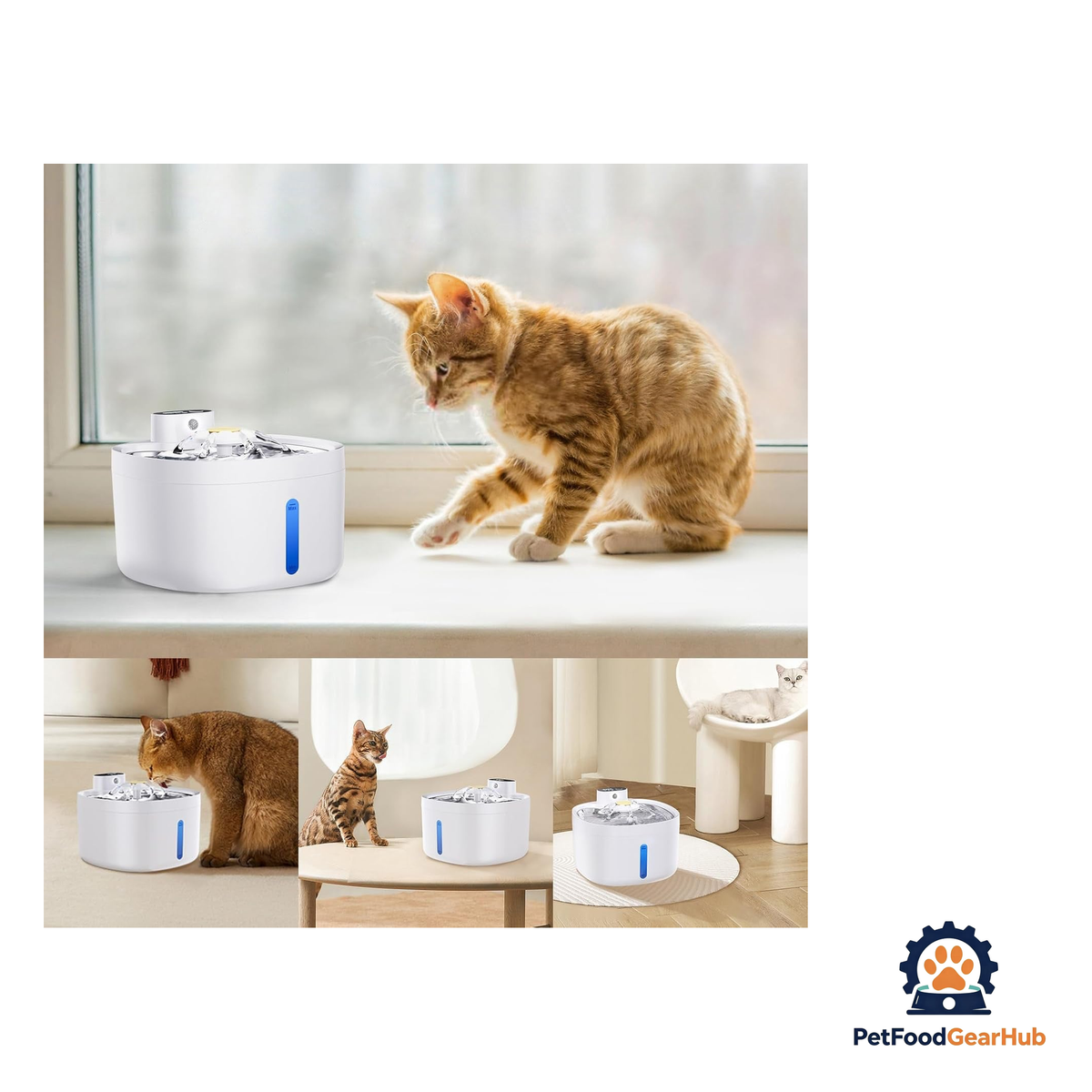 PetFoodGearHub Three-Mode Sensor-Activated Pet Fountain - product image 10