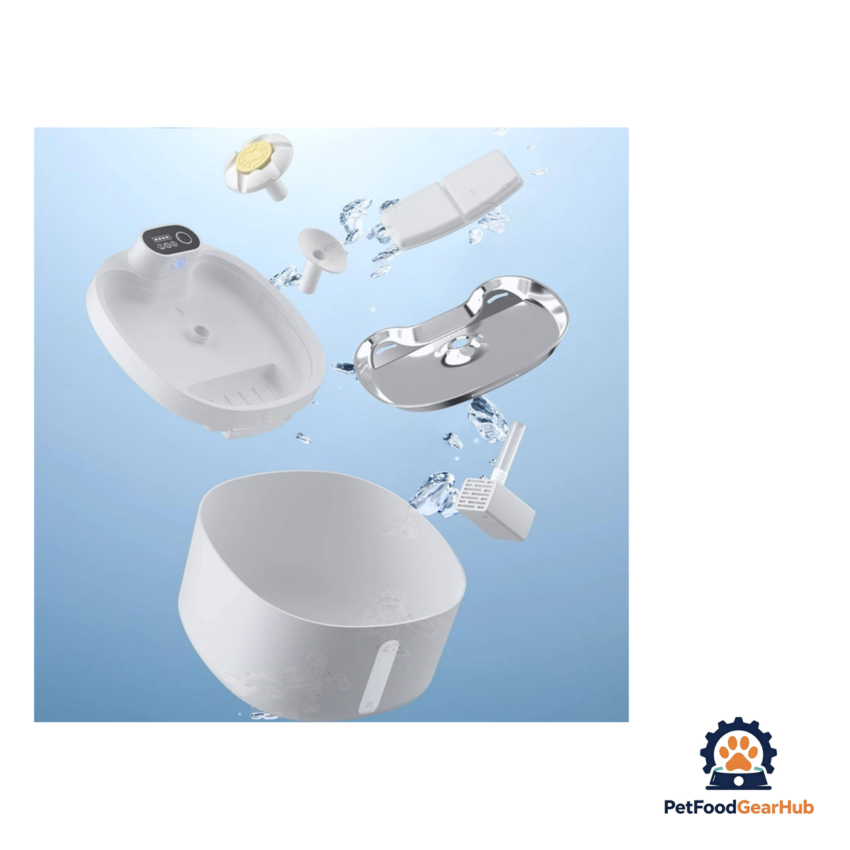PetFoodGearHub Three-Mode Sensor-Activated Pet Fountain - product image 12