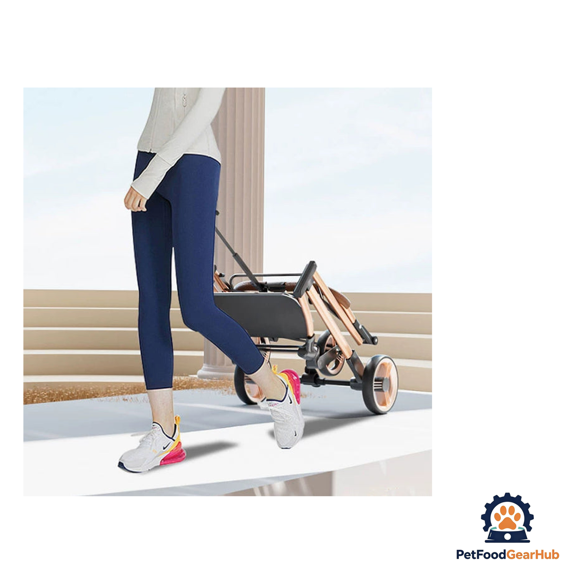 PetFoodGearHub 2-in-1 Foldable Pet Stroller - product image 18