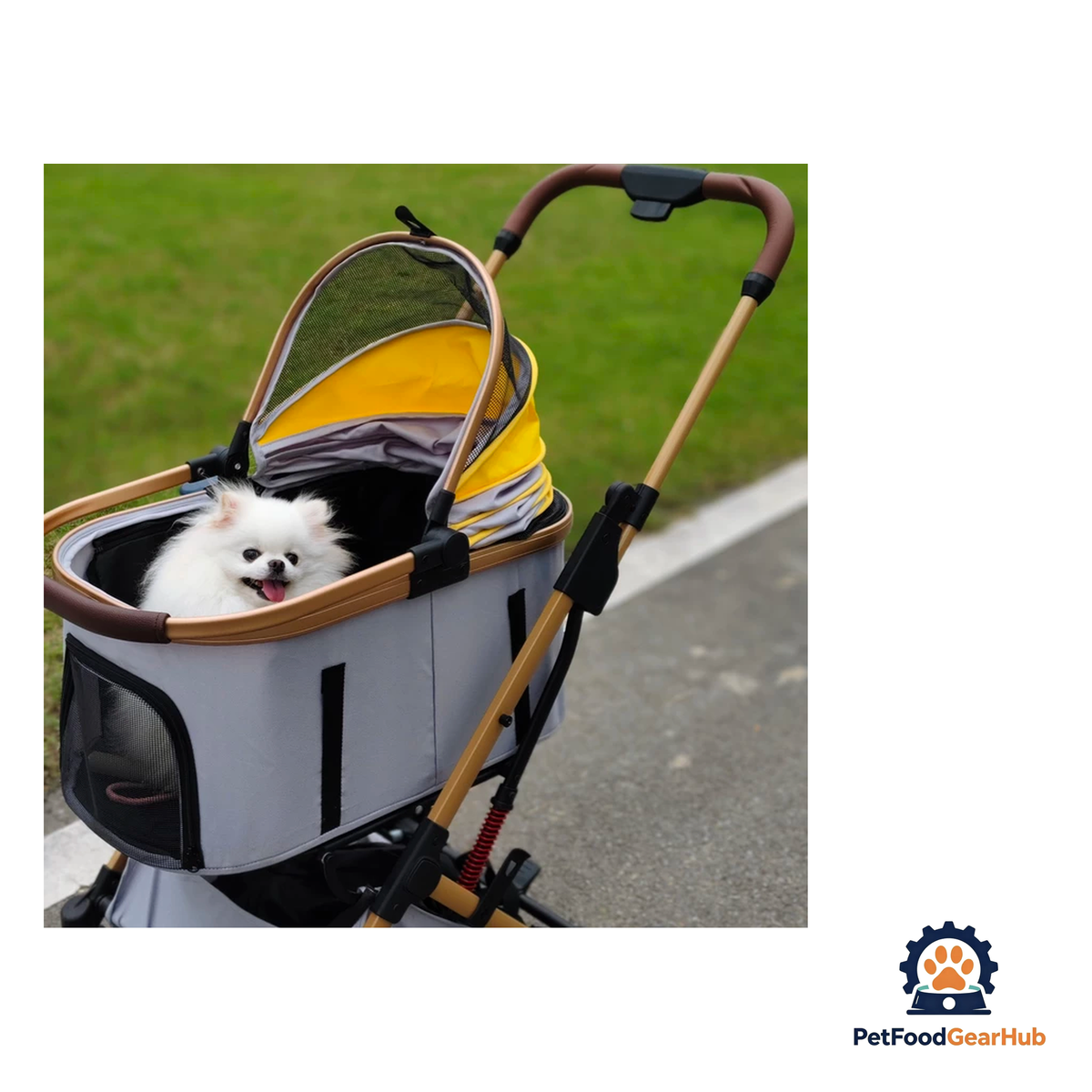 PetFoodGearHub 2-in-1 Foldable Pet Stroller - product image 20
