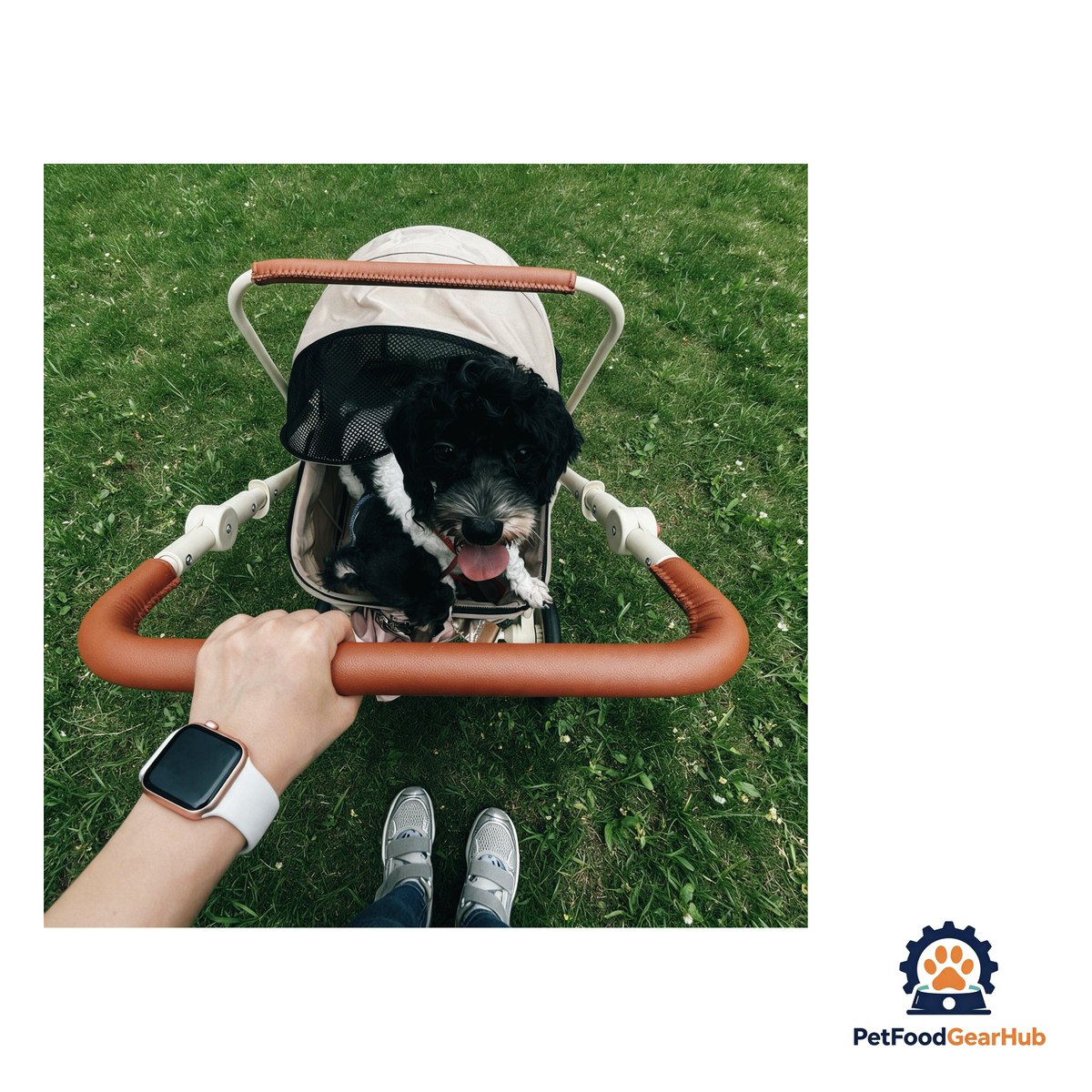 PetFoodGearHub 2-in-1 Foldable Pet Travel Stroller - product image 8