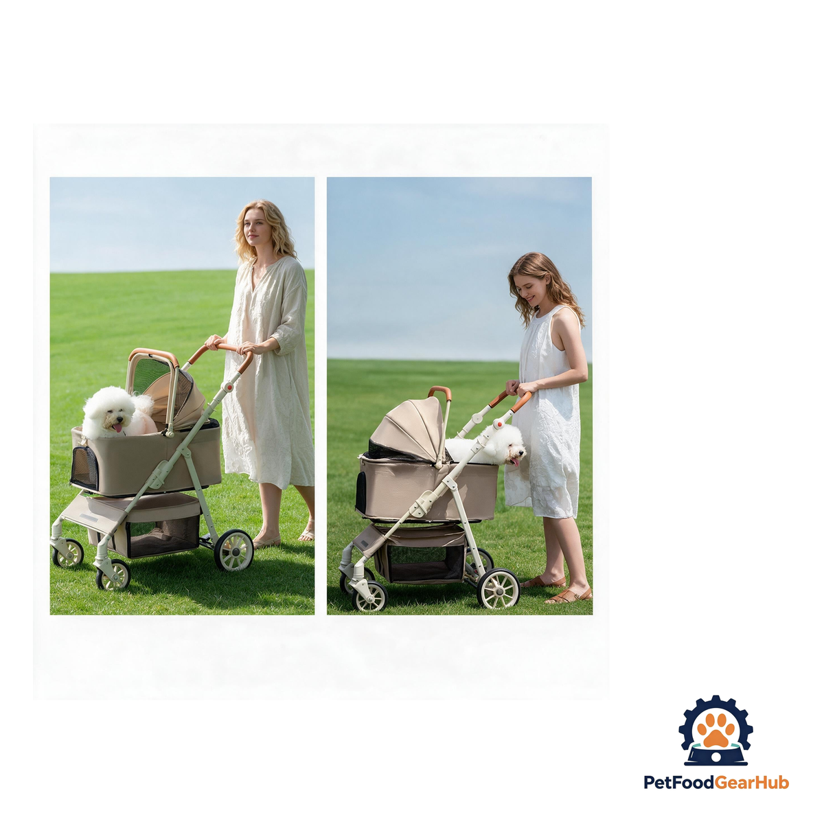 PetFoodGearHub 2-in-1 Foldable Pet Travel Stroller - product image 12