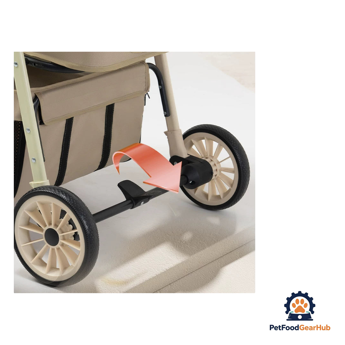 PetFoodGearHub 2-in-1 Foldable Pet Travel Stroller - product image 18