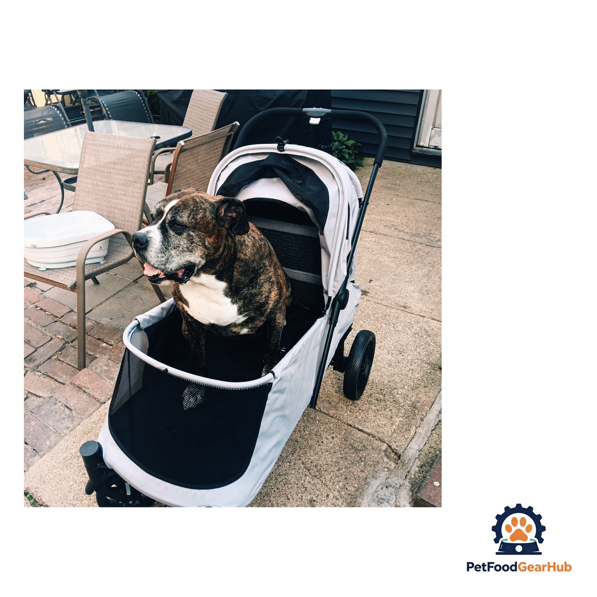 PetFoodGearHub Large Foldable Pet Stroller with Ramp - product image 9