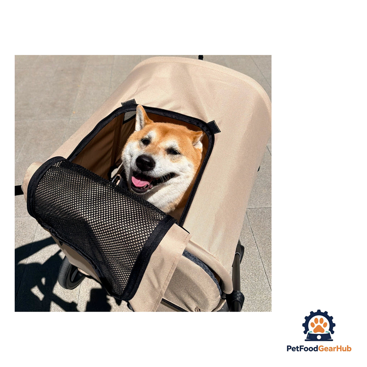 PetFoodGearHub Large Foldable Pet Stroller with Ramp - product image 14