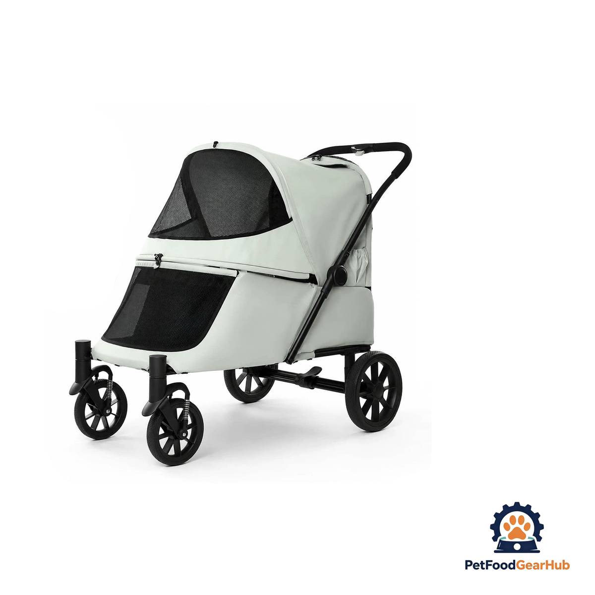 PetFoodGearHub Large Foldable Pet Stroller with Ramp - product image 17