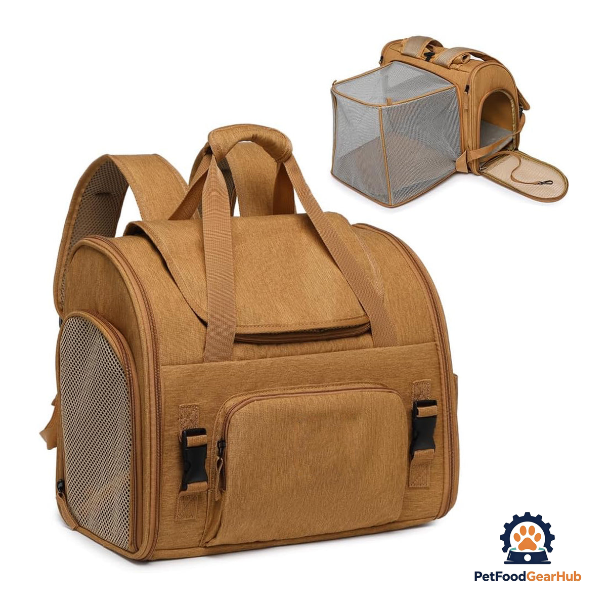 PetFoodGearHub Travel-Ready Expandable Pet Backpack - product image 8