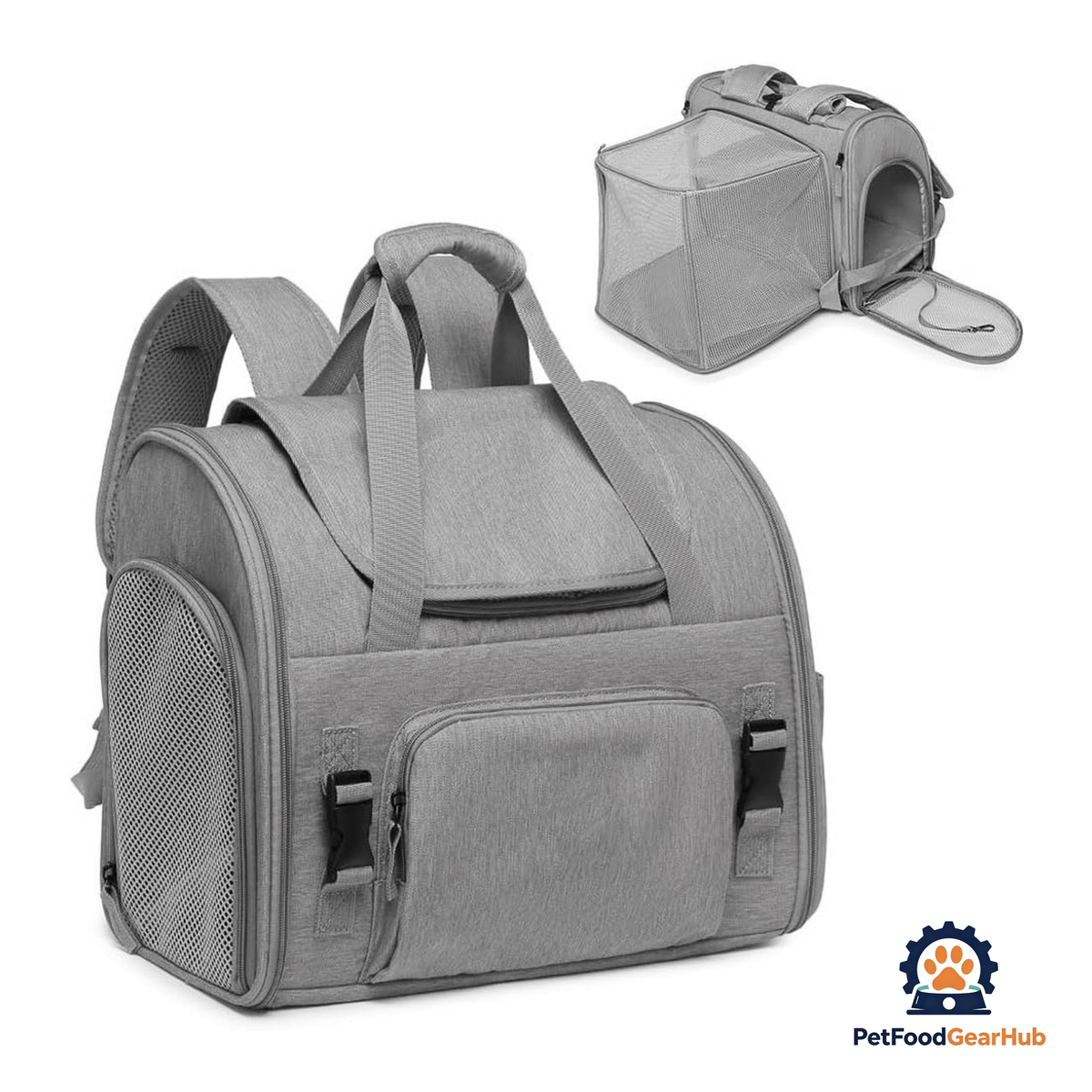 PetFoodGearHub Travel-Ready Expandable Pet Backpack - product image 11