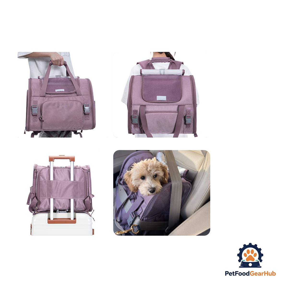 PetFoodGearHub Travel-Ready Expandable Pet Backpack - product image 14