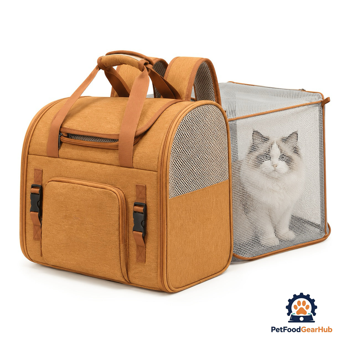 PetFoodGearHub Travel-Ready Expandable Pet Backpack - product image 16