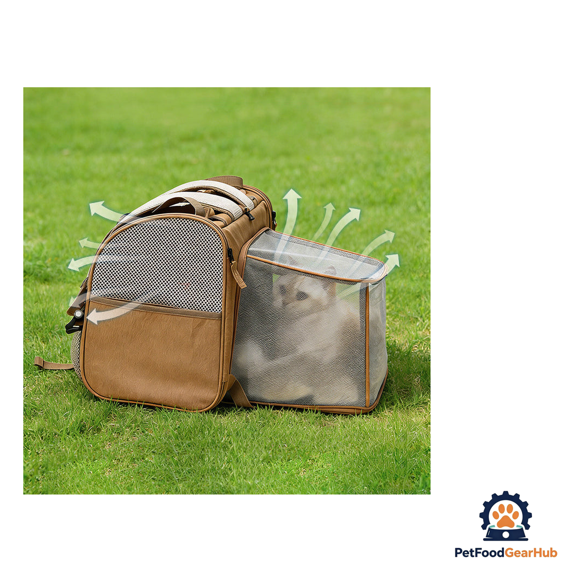 PetFoodGearHub Travel-Ready Expandable Pet Backpack - product image 30