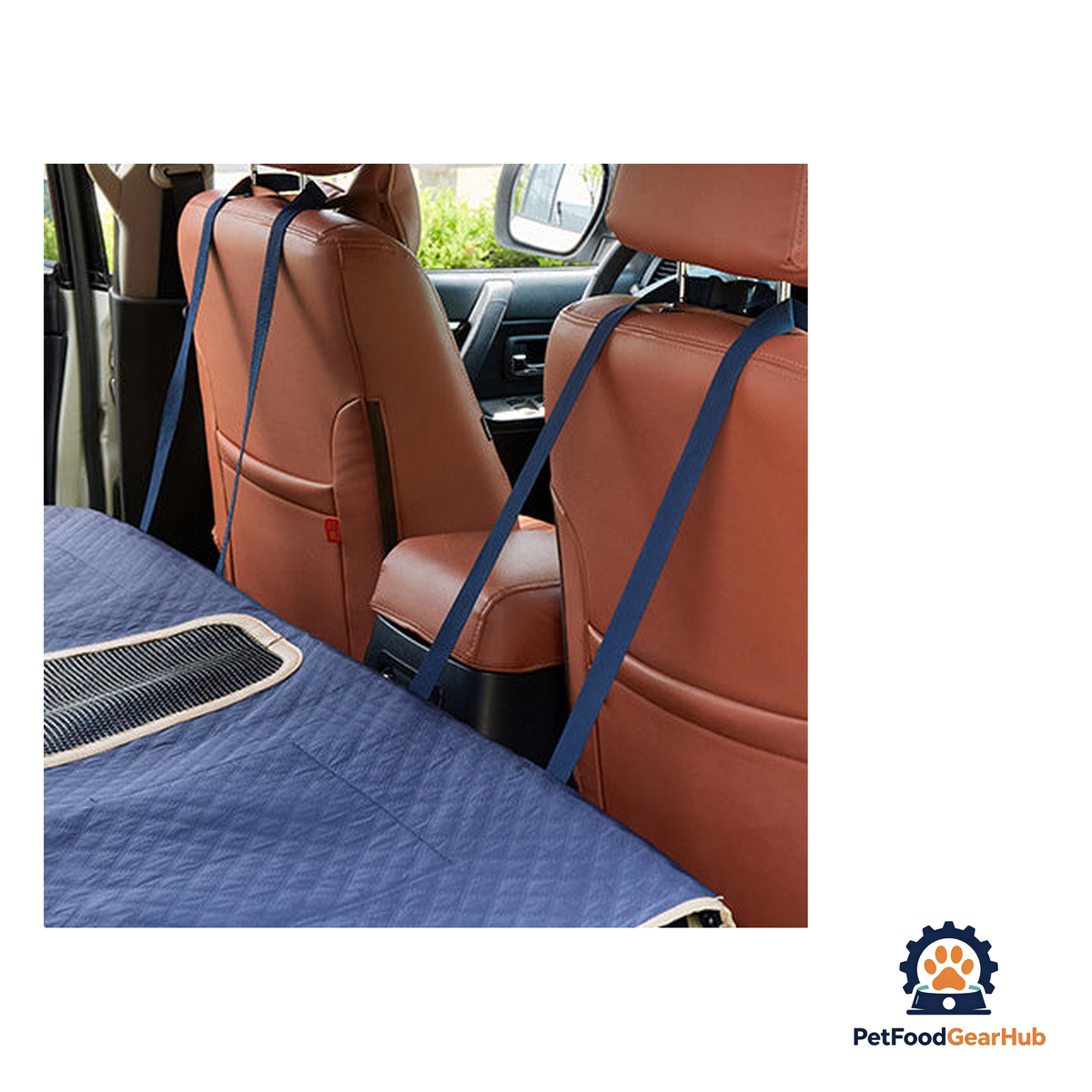 PetFoodGearHub Four-Board Reinforced Pet Car Seat Cover - product image 9