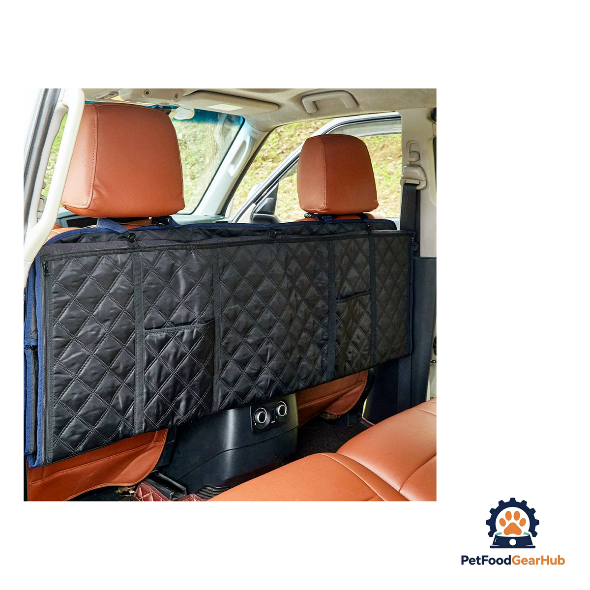 PetFoodGearHub Four-Board Reinforced Pet Car Seat Cover - product image 10