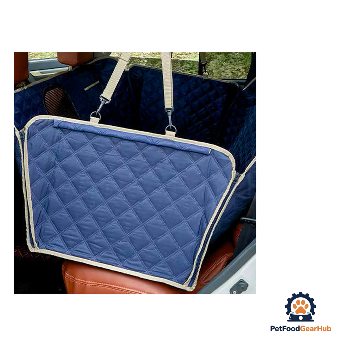PetFoodGearHub Four-Board Reinforced Pet Car Seat Cover - product image 12
