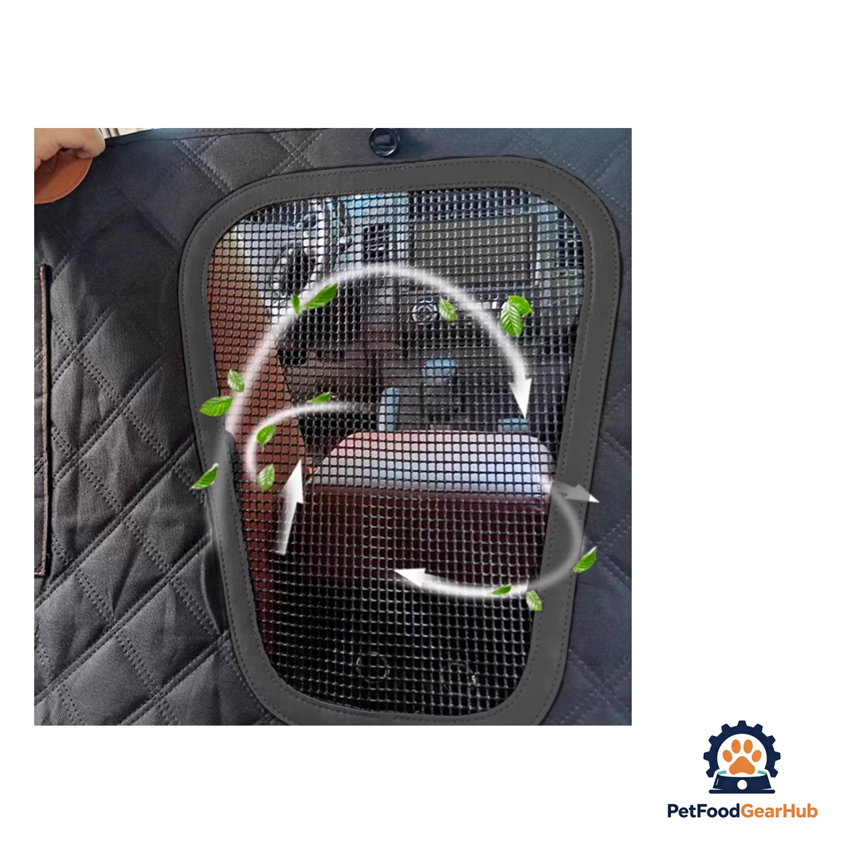 PetFoodGearHub Four-Board Reinforced Pet Car Seat Cover - product image 15