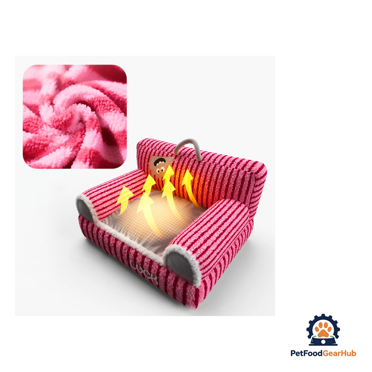 PetFoodGearHub Fluffy Pet Sofa Bed - product image 16