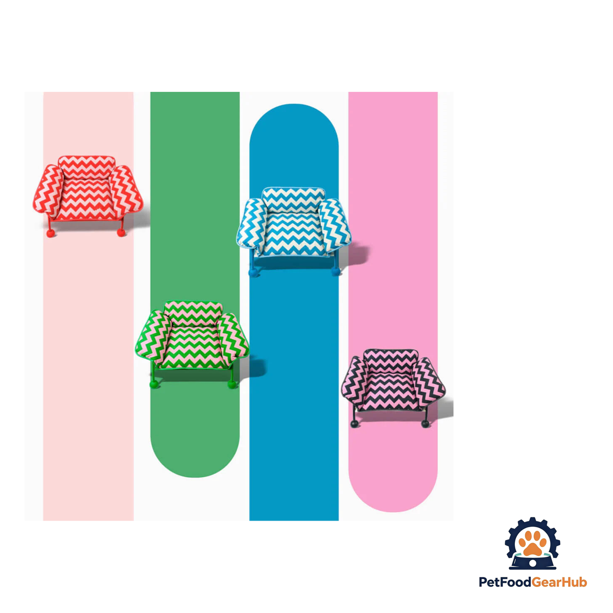 PetFoodGearHub Convertible Raised Pet Sofa Hammock - product image 33
