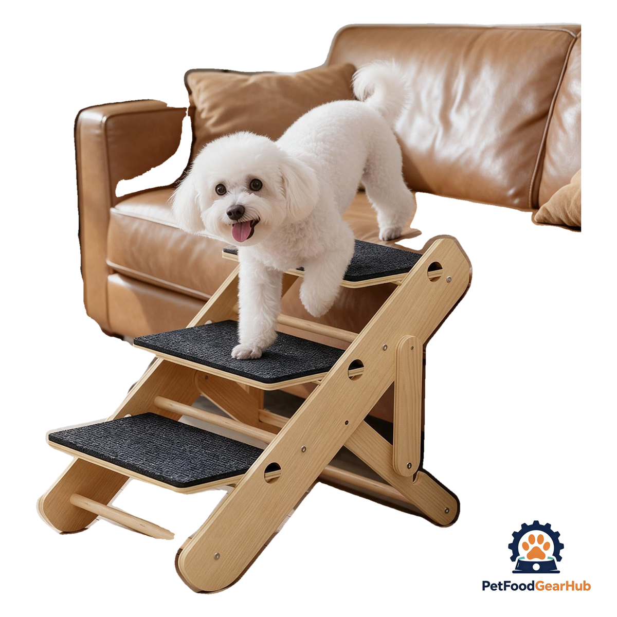PetFoodGearHub Adjustable Dog Sofa Ramp - product image 1
