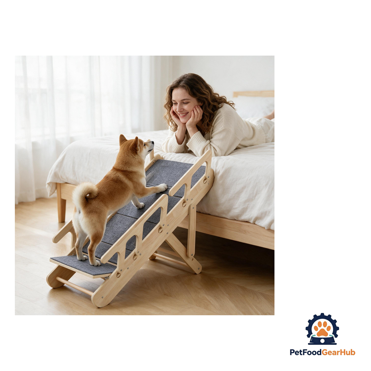 PetFoodGearHub Adjustable Dog Sofa Ramp - product image 2