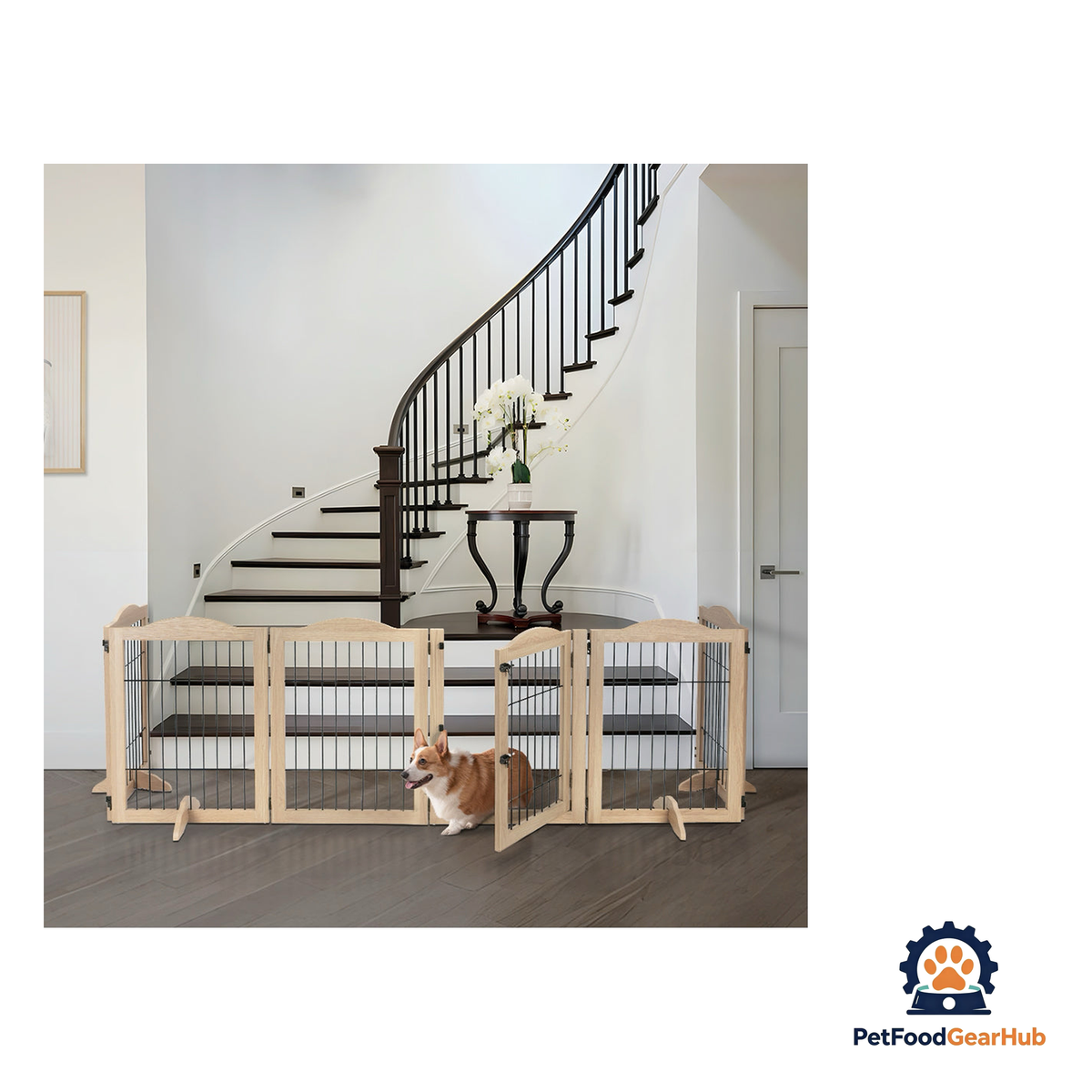 PetFoodGearHub Expandable Timber Pet Playpen (6-Pcs Set) - product image 19