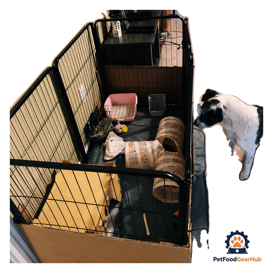 PetFoodGearHub Eight-Panel Modular Pet Playpen and Barrier - product image 1