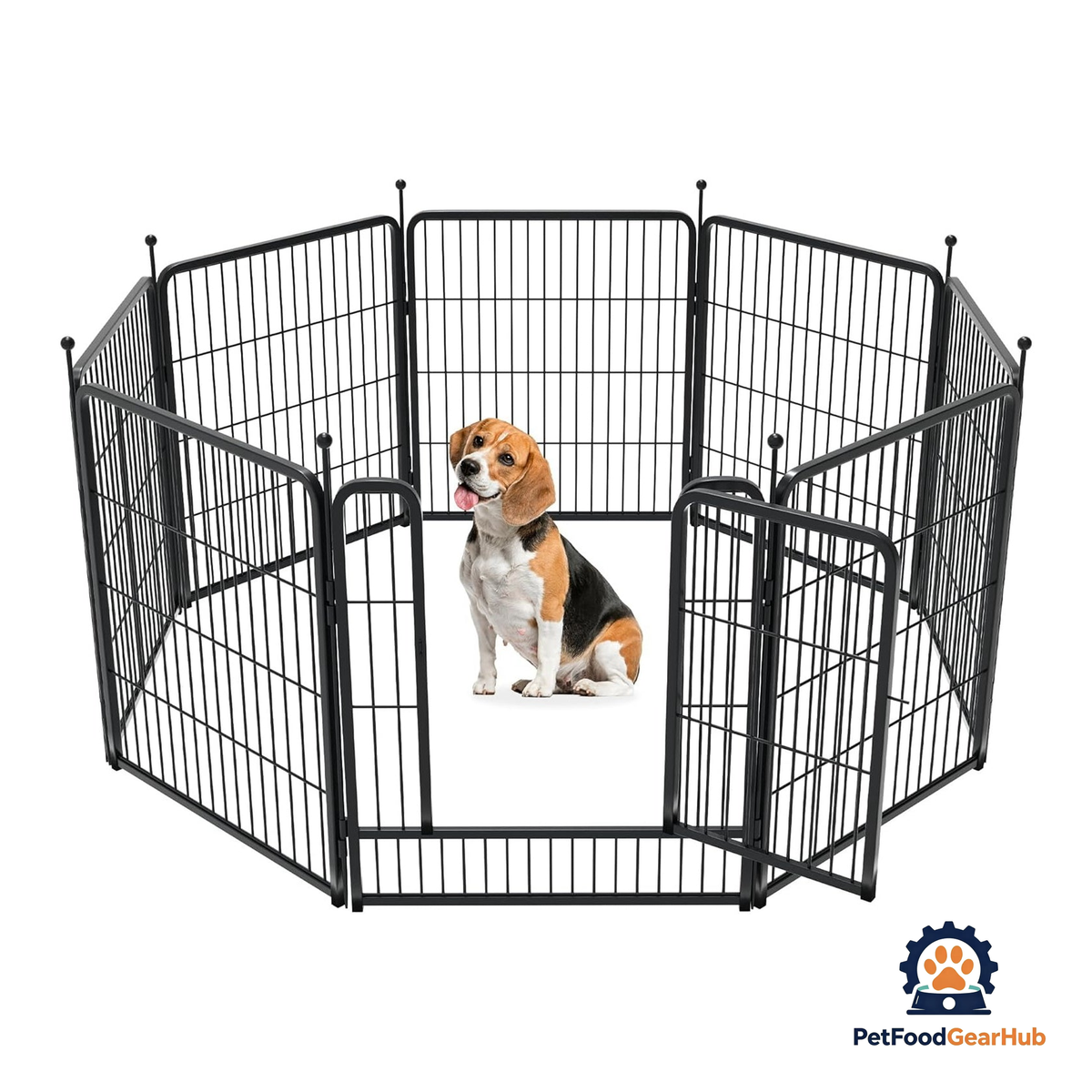 PetFoodGearHub Eight-Panel Modular Pet Playpen and Barrier - product image 15