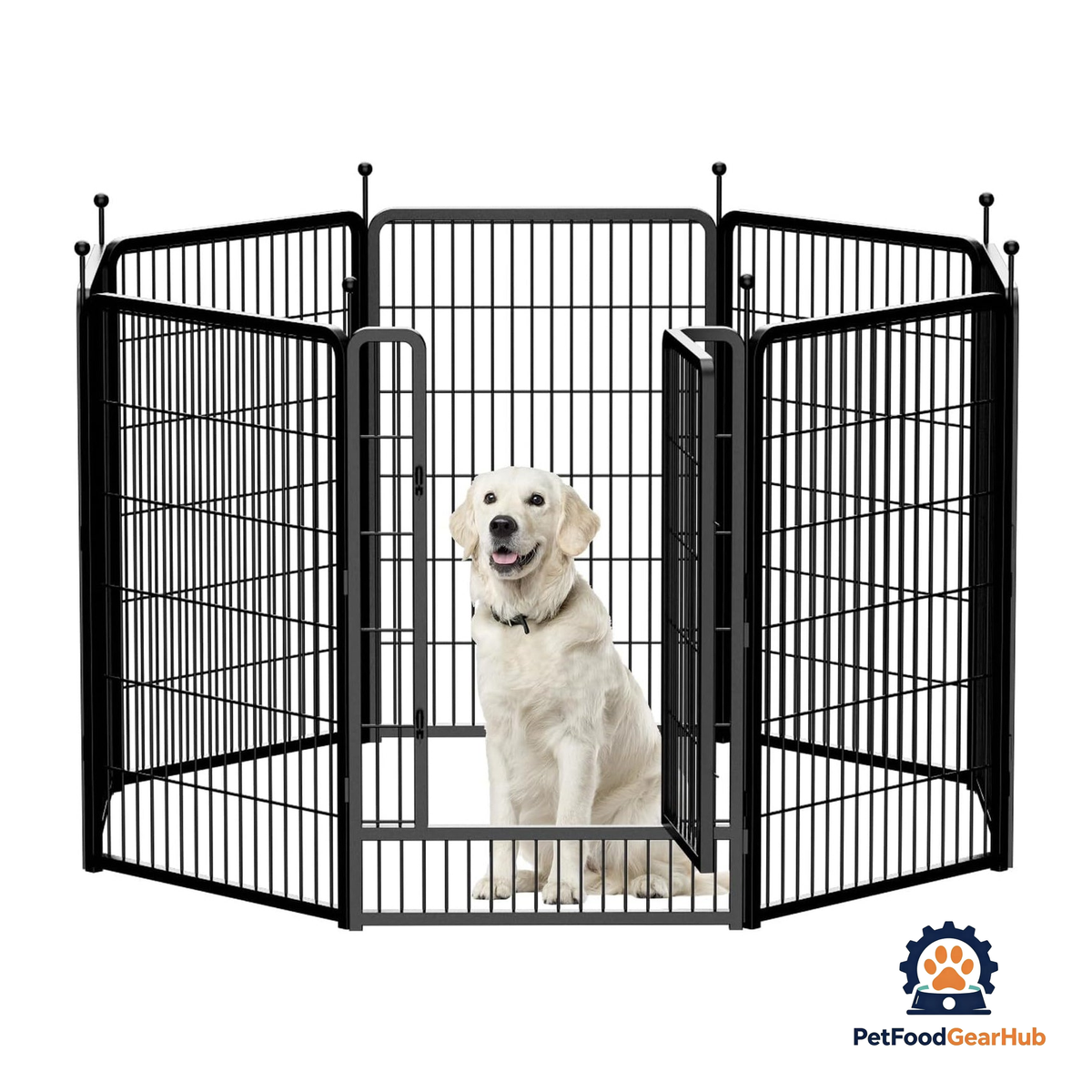 PetFoodGearHub Eight-Panel Modular Pet Playpen and Barrier - product image 19