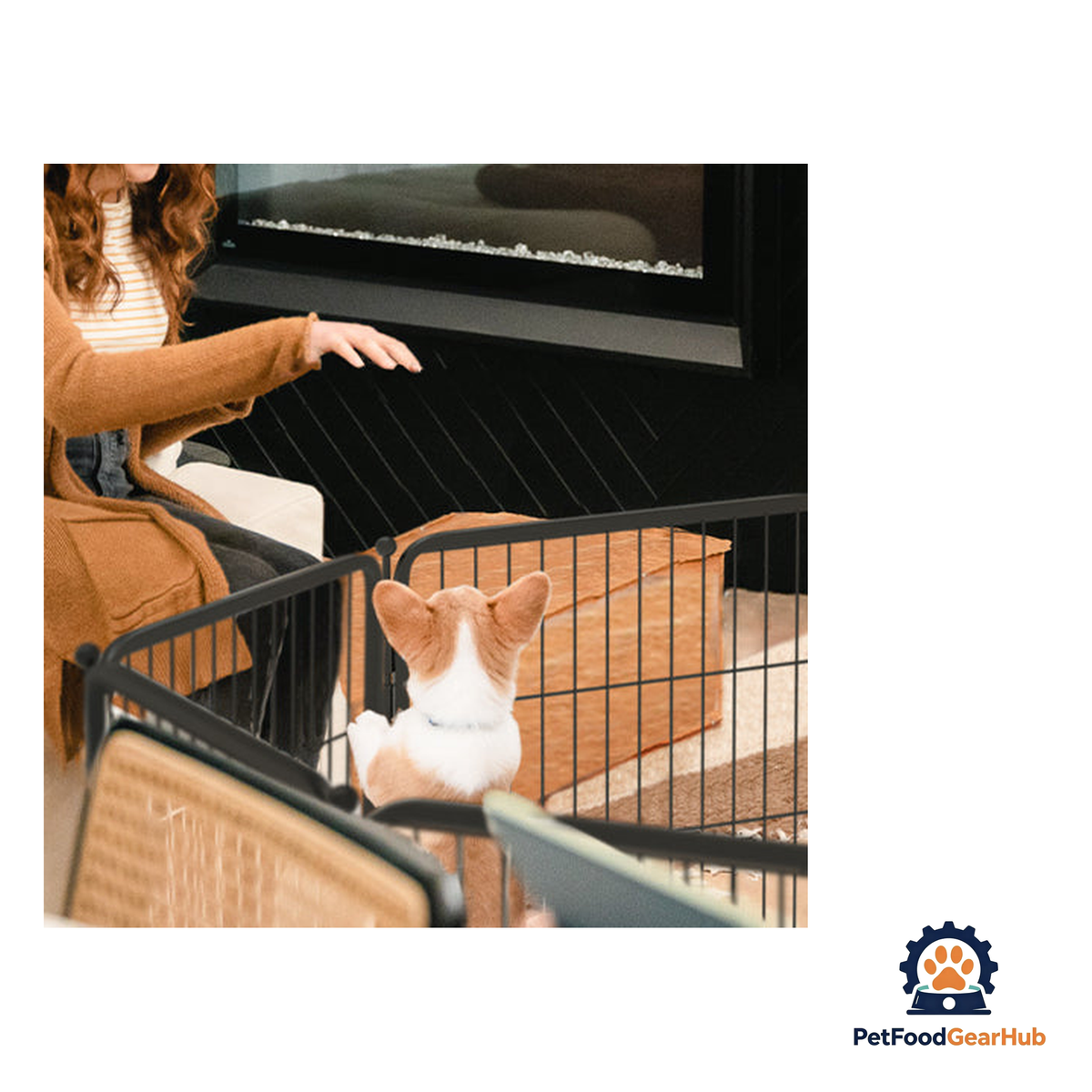 PetFoodGearHub Eight-Panel Modular Pet Playpen and Barrier - product image 25