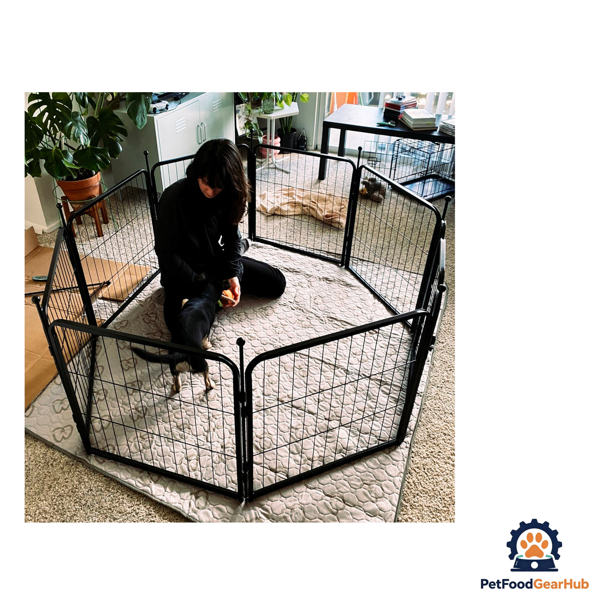 PetFoodGearHub Extendable Modular Pet Playpen (8-Pcs Set) - product image 30