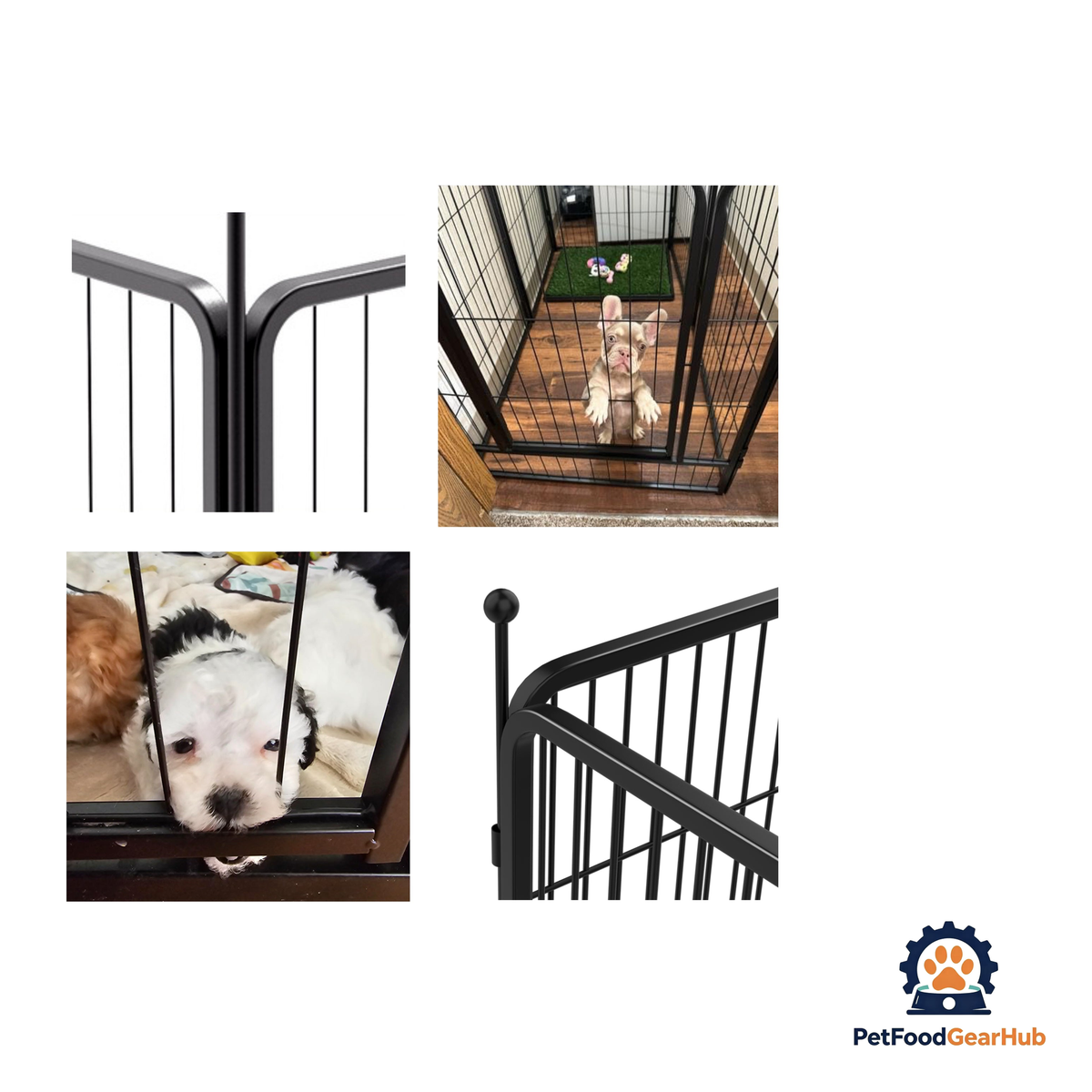 PetFoodGearHub Eight-Panel Modular Pet Playpen and Barrier - product image 33