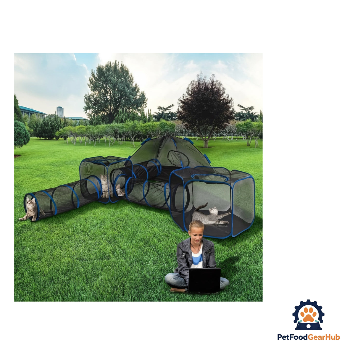 PetFoodGearHub Collapsible Modular Pet Playpen - product image 17