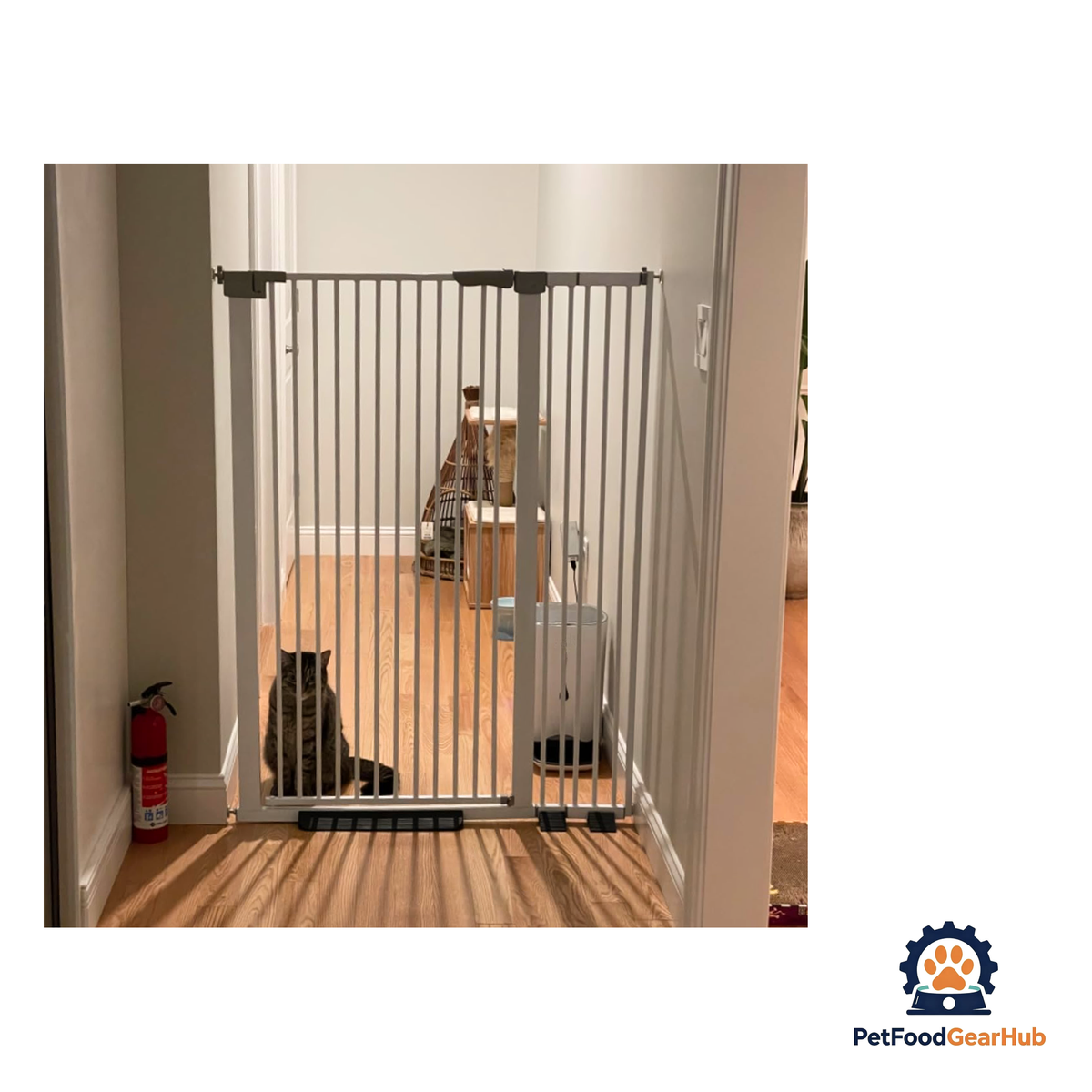 PetFoodGearHub Adjustable No-Drill Safety Pet Gate - product image 7