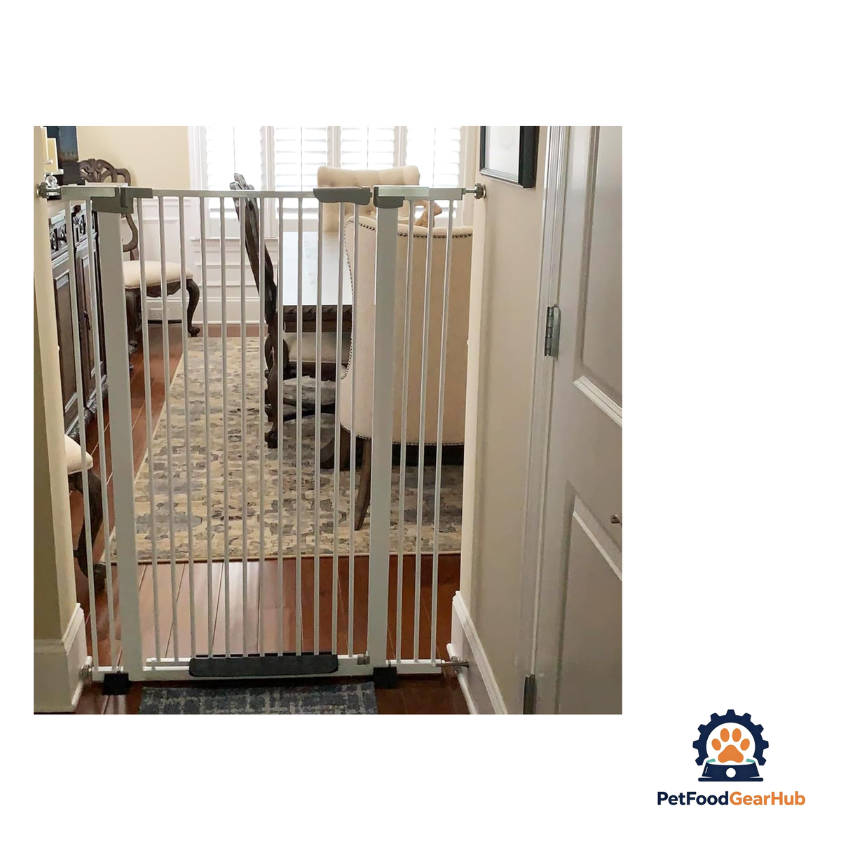 PetFoodGearHub Adjustable No-Drill Safety Pet Gate - product image 12