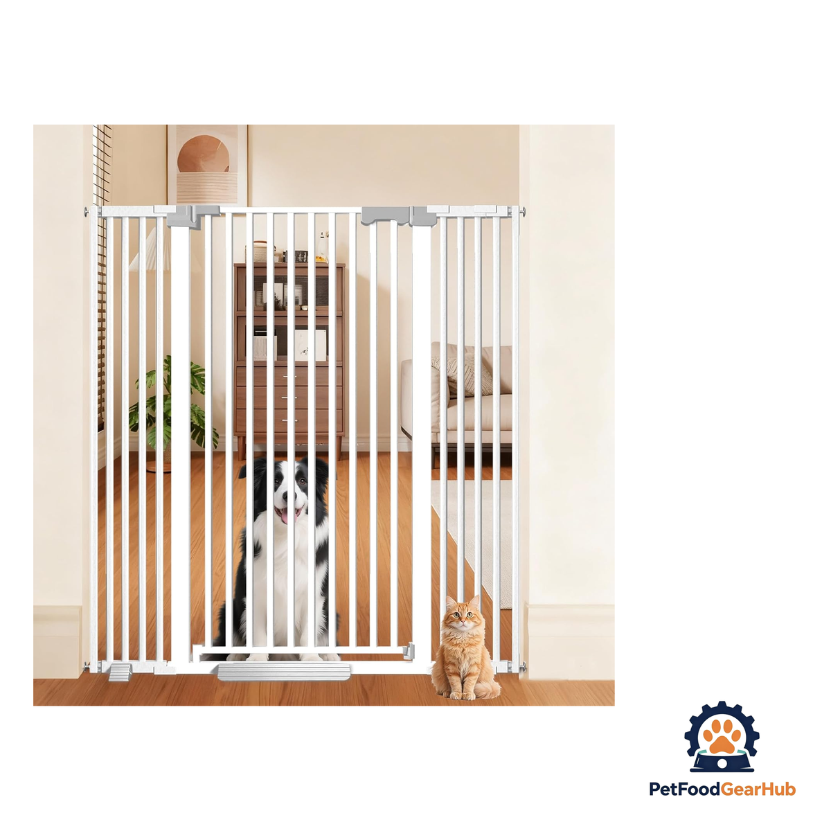 PetFoodGearHub Adjustable No-Drill Safety Pet Gate - product image 15