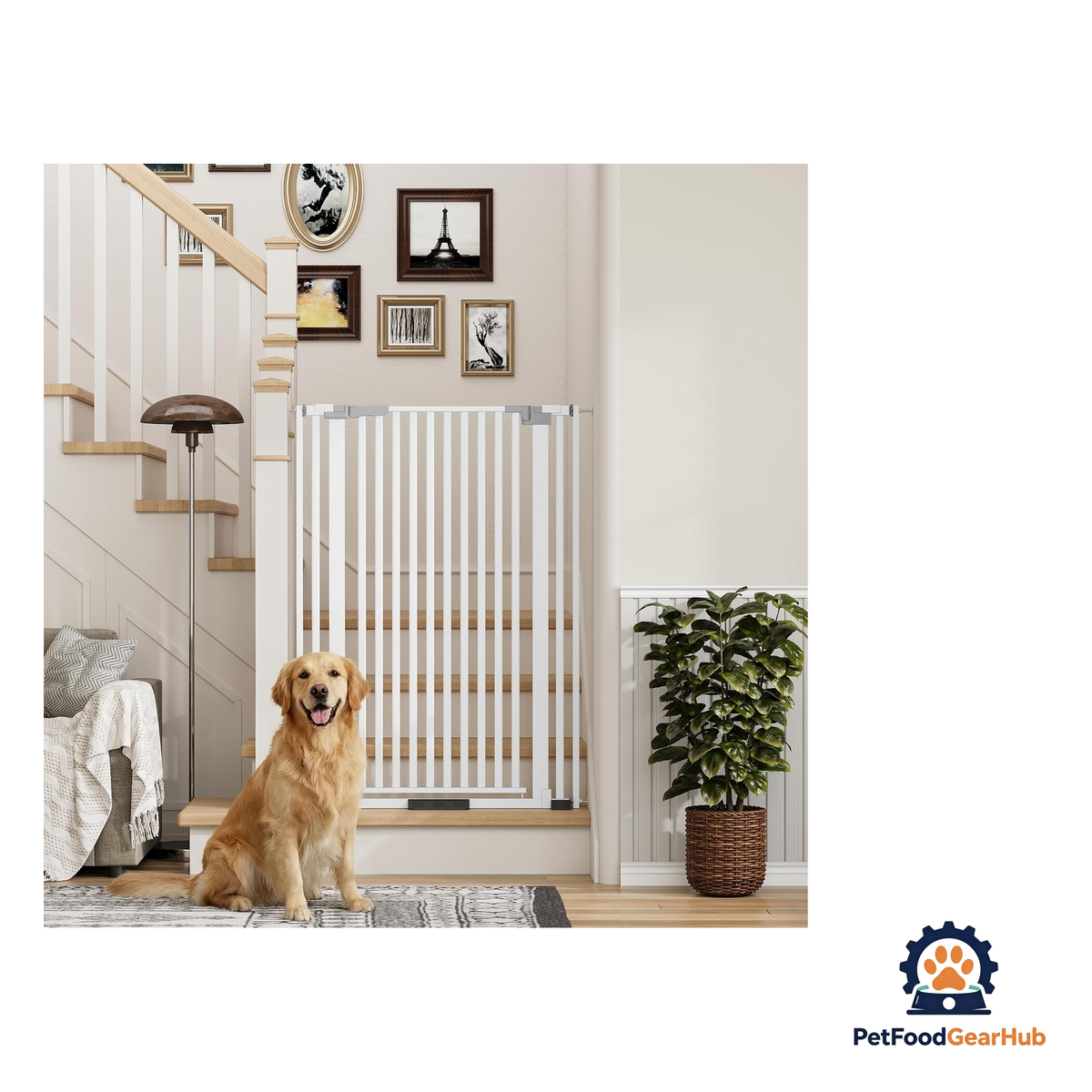 PetFoodGearHub Adjustable No-Drill Safety Pet Gate - product image 16