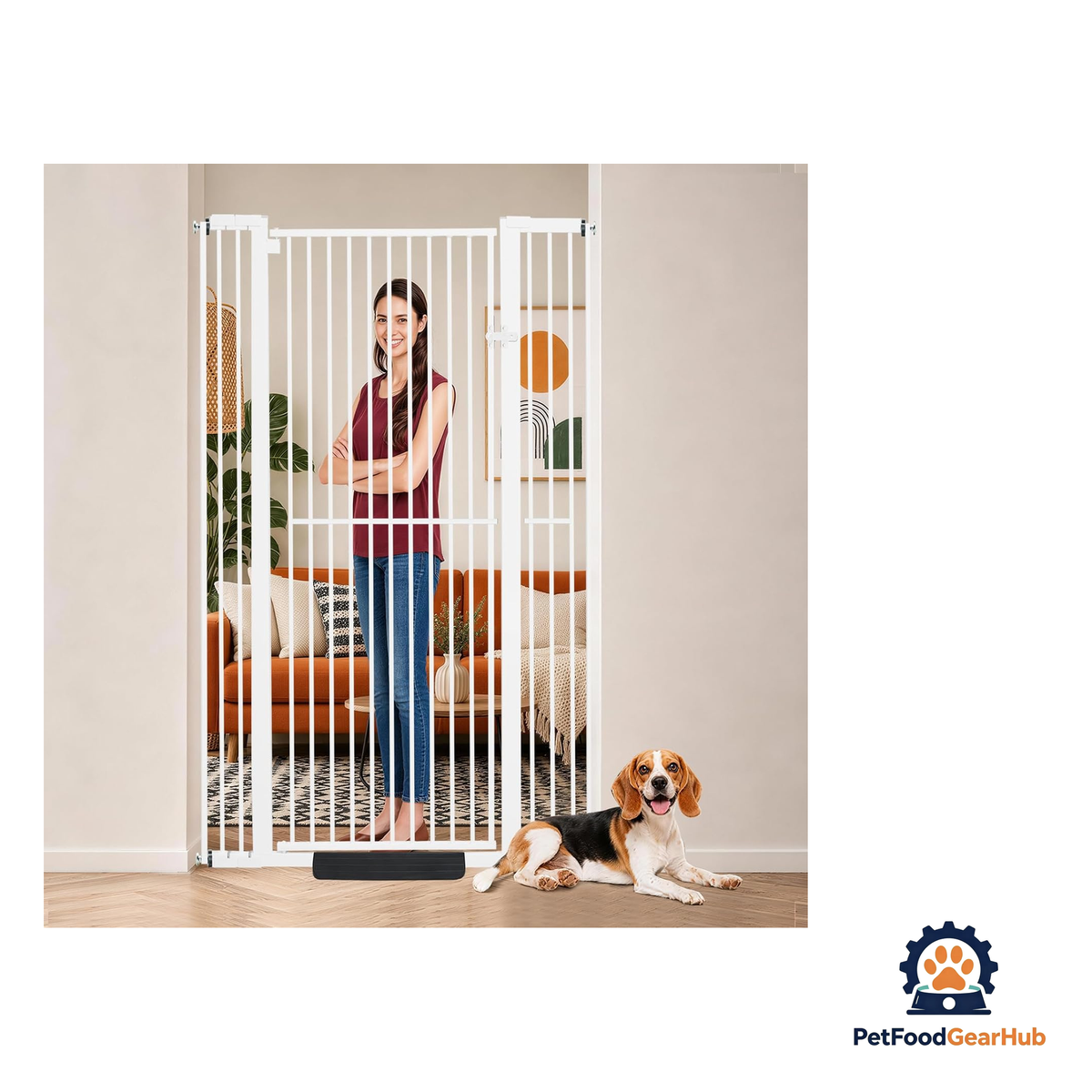 PetFoodGearHub Adjustable No-Drill Safety Pet Gate - product image 18