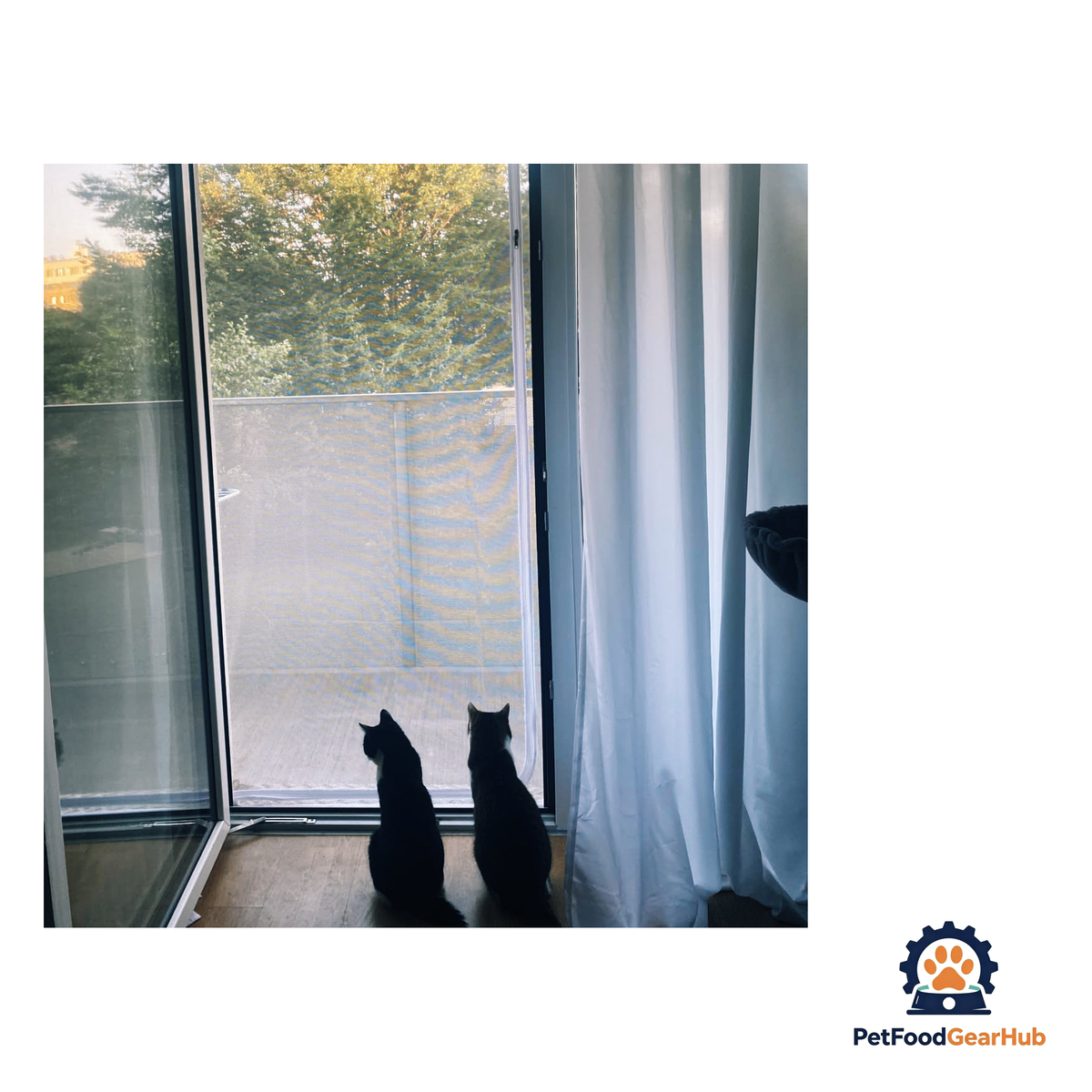 PetFoodGearHub Zip-In Mesh Cat Door Curtain - product image 8