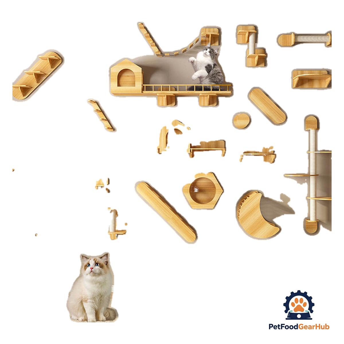 PetFoodGearHub Wall-Mount Cat Adventure Set - product image 1
