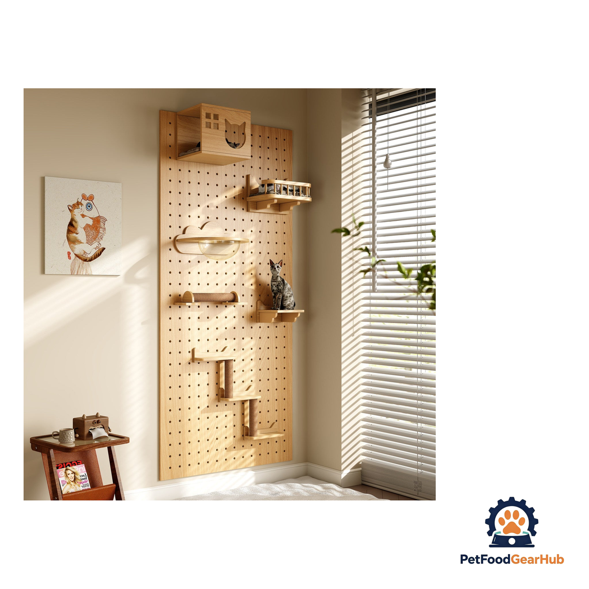 PetFoodGearHub DIY Wall-Mounted Cat Adventure Board - product image 4
