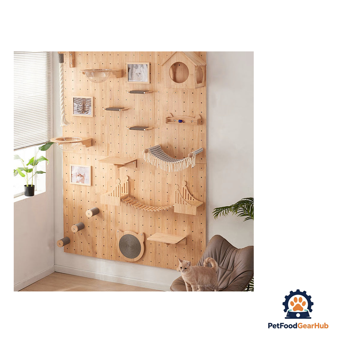 PetFoodGearHub DIY Wall-Mounted Cat Adventure Board - product image 17