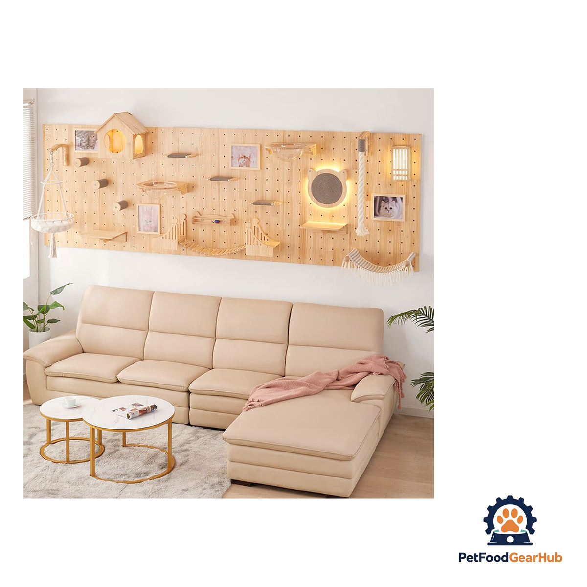 PetFoodGearHub DIY Wall-Mounted Cat Adventure Board - product image 16