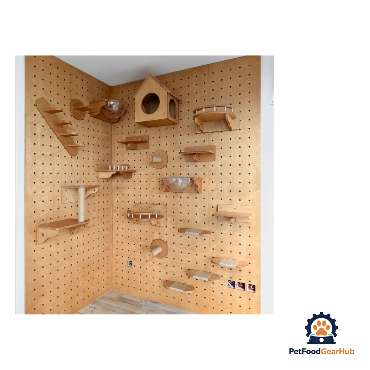 PetFoodGearHub Wall-Mounted Cat Adventure Board - product image 22