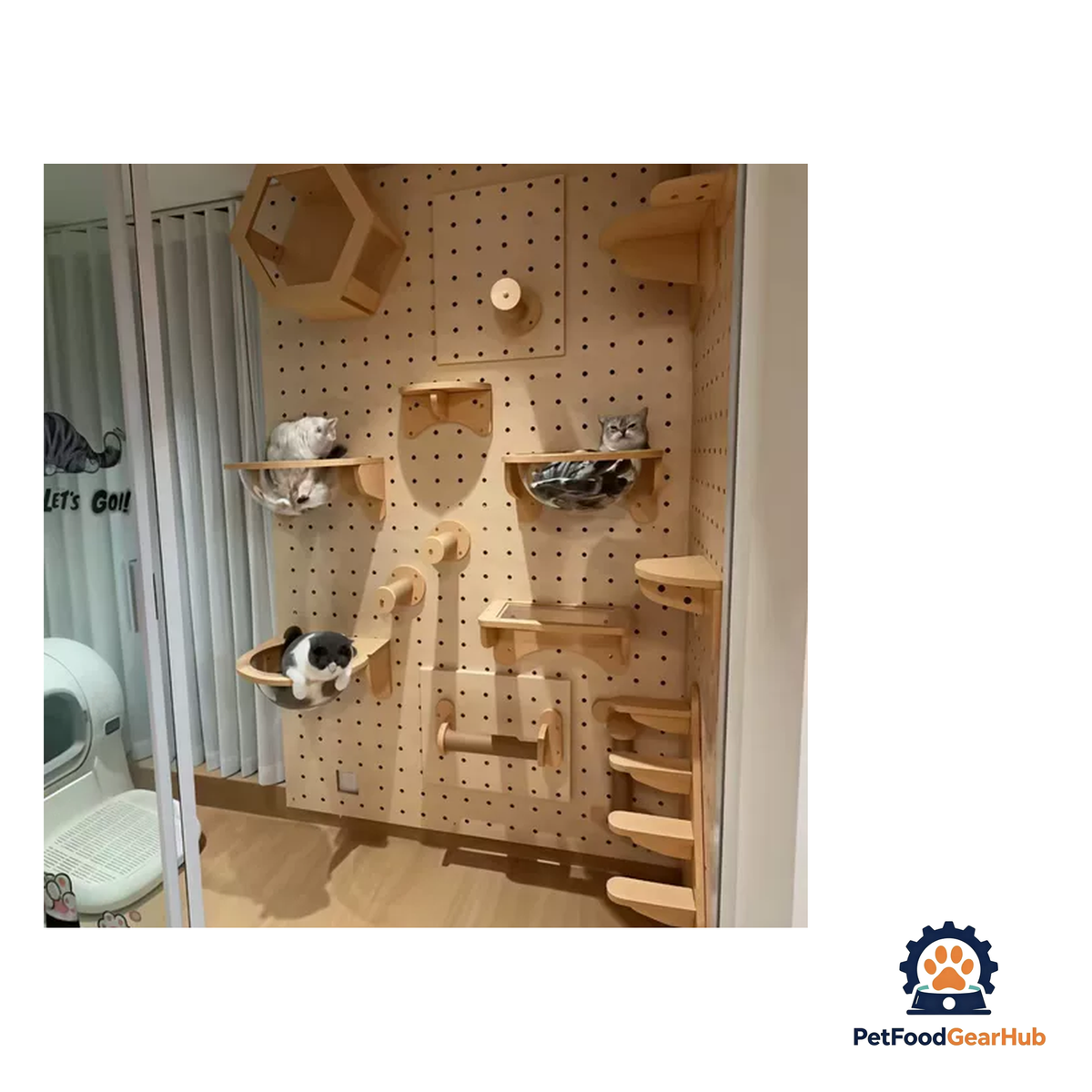 PetFoodGearHub Wall-Mounted Cat Adventure Board - product image 25