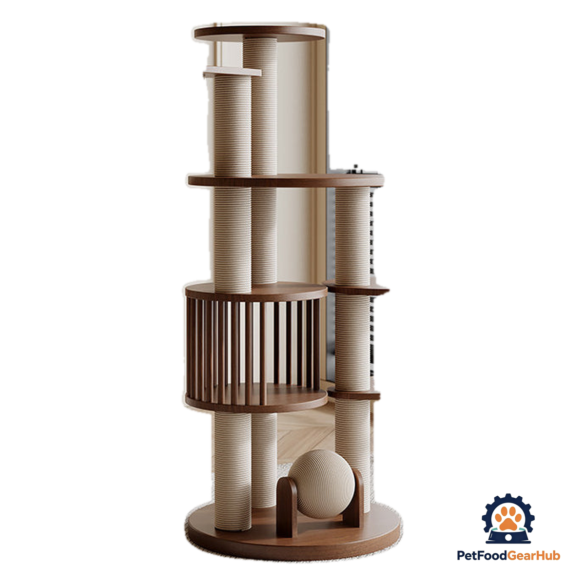 PetFoodGearHub Multi-Tier Cat Tree Tower - product image 1