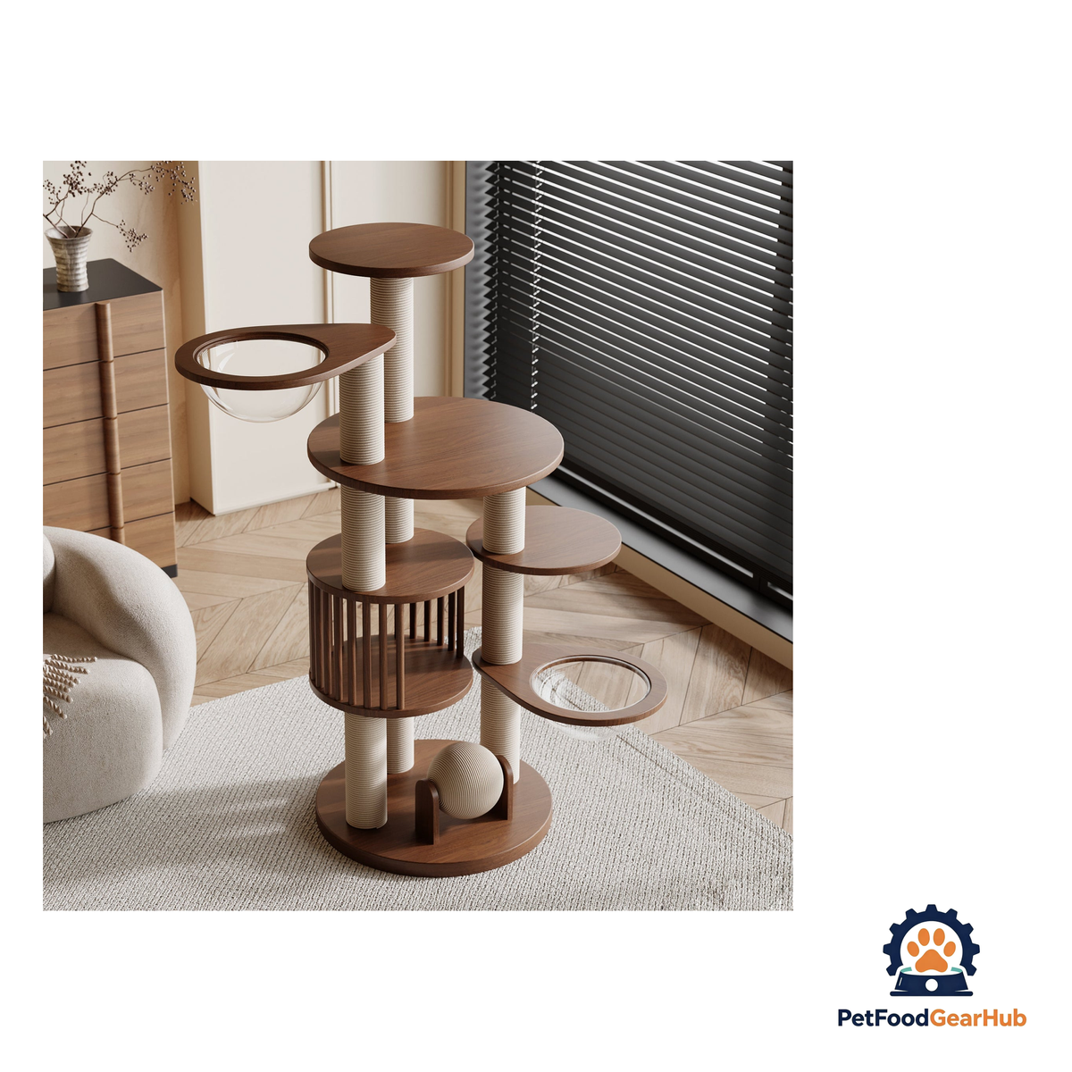 PetFoodGearHub Multi-Tier Cat Tree Tower - product image 5