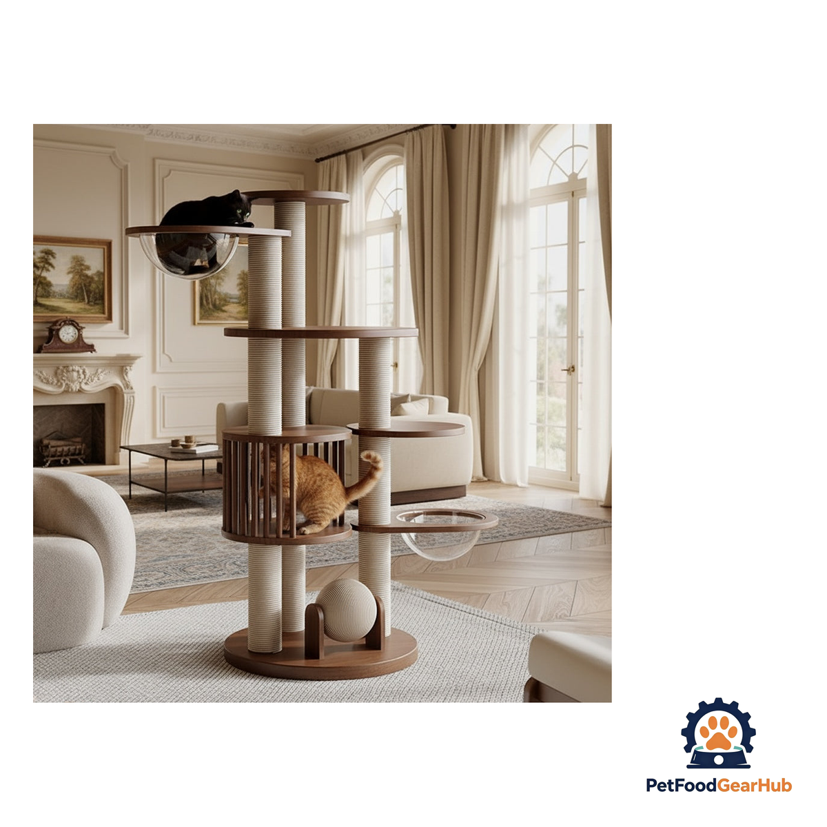 PetFoodGearHub Multi-Tier Cat Tree Tower - product image 7