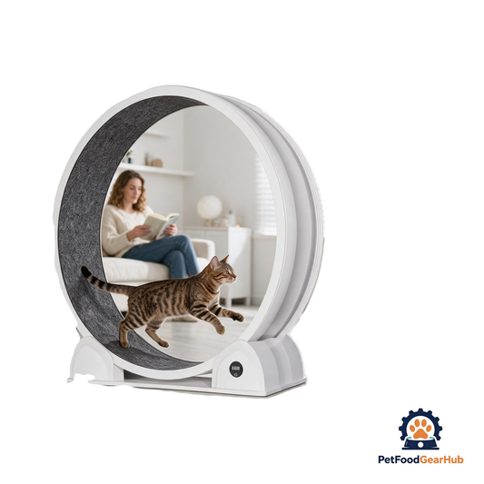 PetFoodGearHub Cat Exercise Wheel with Pedometer - product image 1