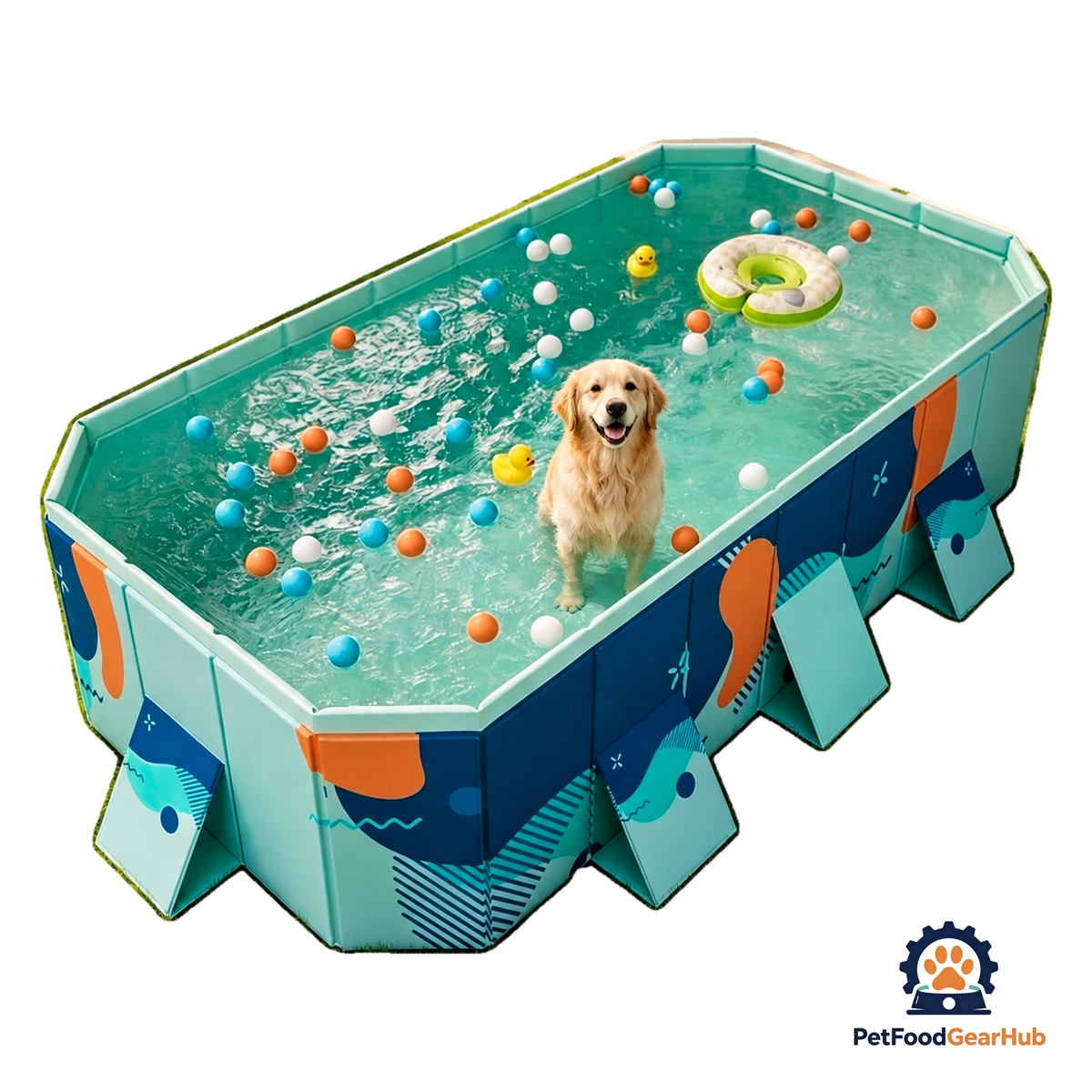PetFoodGearHub Foldable Dog Pool - product image 1