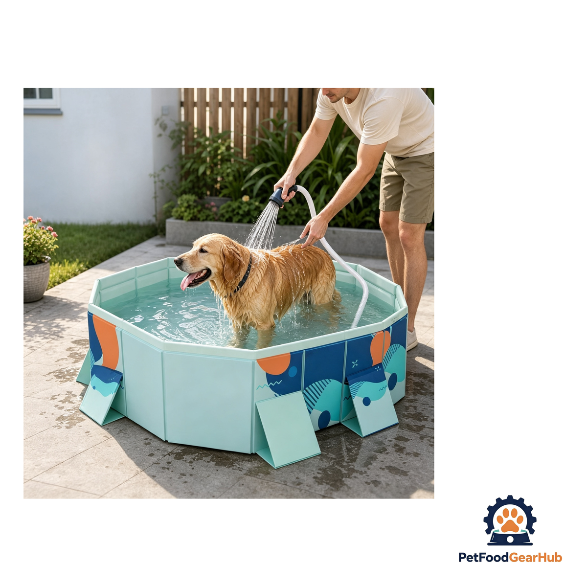 PetFoodGearHub Foldable Dog Pool - product image 4